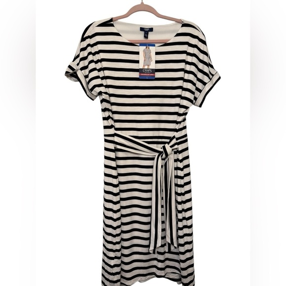 Chaps Crewneck Knit Dress Size Large - Picture 4 of 12